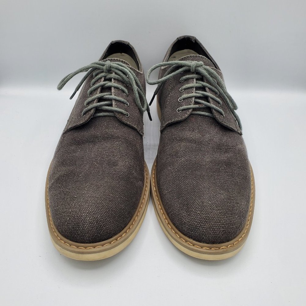 Public Opinion ( Nordstrom house brand ) gray fabric oxfords